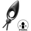 SATISFYER - VIBRATORE AD ANELLO SNIPER NERO – Cockring con vibrazione