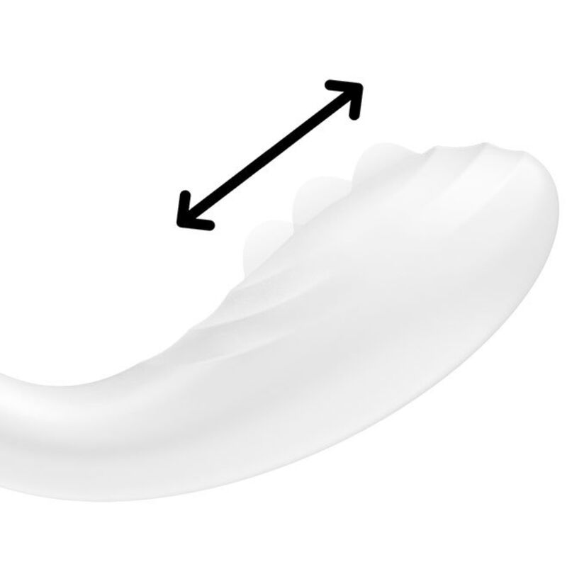 SATISFYER - VIBRATORE RRROLLING PLEASURE GSPOT BIANCO – Vibratori a punto G – foto 2