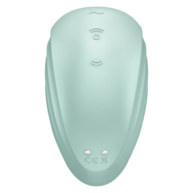 SATISFYER - PEARL DIVER STIMULATOR UND VIBRATOR GRÜN – Stimolatore dell'aria nessuna vibrazione – foto 3