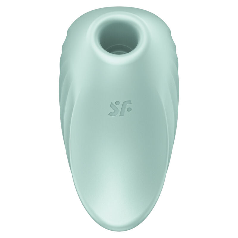 SATISFYER - PEARL DIVER STIMULATOR UND VIBRATOR GRÜN – Stimolatore dell'aria nessuna vibrazione – foto 2
