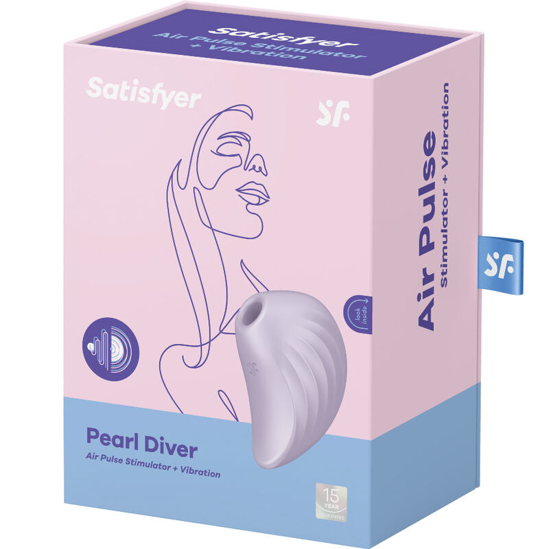 SATISFYER - PEARL DIVER STIMULATOR UND VIBRATOR GRÜN – Stimolatore dell'aria nessuna vibrazione – foto 4