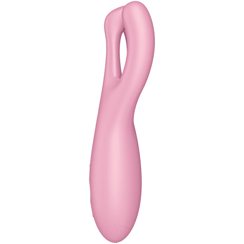 SATISFYER - APP THREESOME 4 VIBRATORE ROSA – Vibratori con APP – foto 3