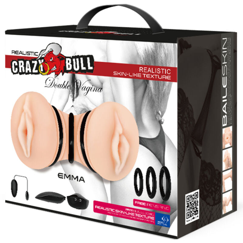 CRAZY BULL - MASTURBATORE VAGINA DOPPIO REALISTICO EMMA – Vagine senza vibrazioni – foto 6