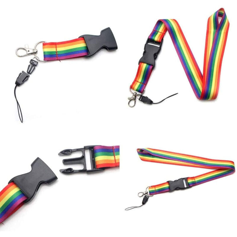 PRIDE - LANYARD CON BANDIERA LGBT – Accessori – foto 2