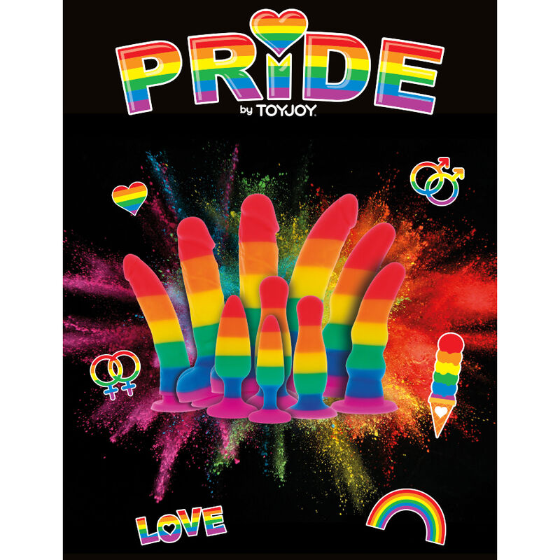 PRIDE - BANDIERA LGBT DILDO WAVE 17 CM – Peni realistici – foto 3