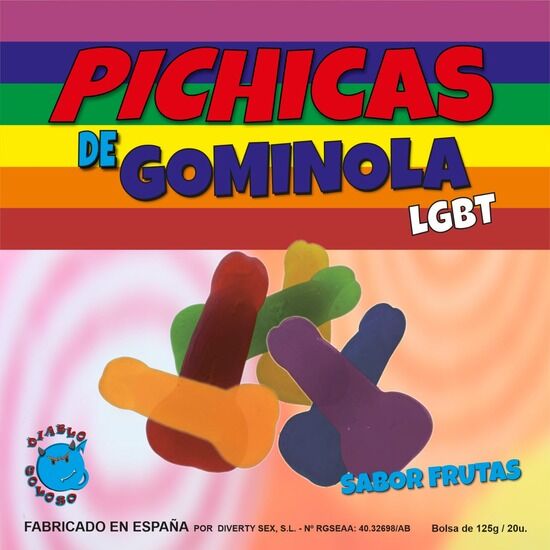 PRIDE - FRUTTI DEL PENE GOMMOSI LGBT – Dolcetti divertenti