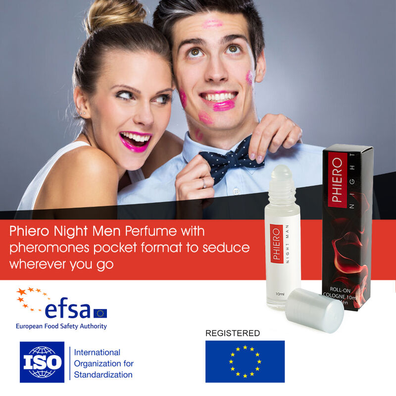 500 COSMETICS - PHIERO NIGHT MAN PROFUMO AI FEROMONI DA UOMO CON ROLL-ON – Profumi – foto 2