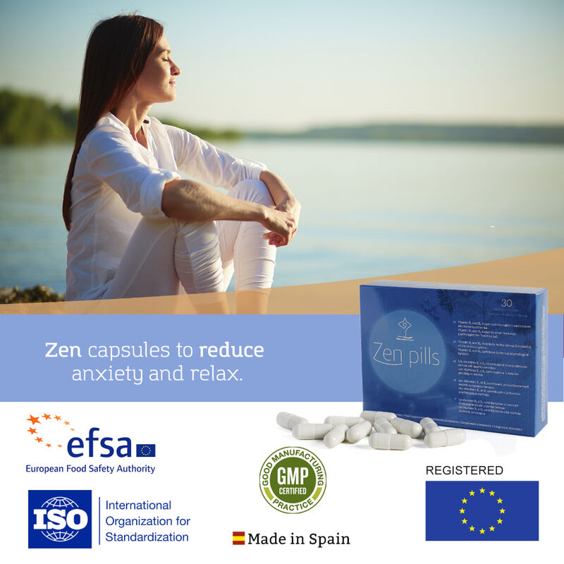 500 COSMETICS - ZEN PILLS CAPSULE PER RIDURRE L'ANSIA – Pillole unisex – foto 2