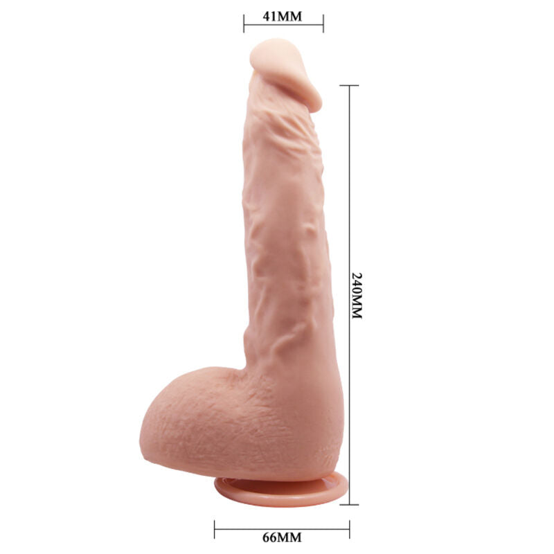 BAILE - DILDO REALISTICO JASON NATURALE 24 CM – Peni realistici – foto 2