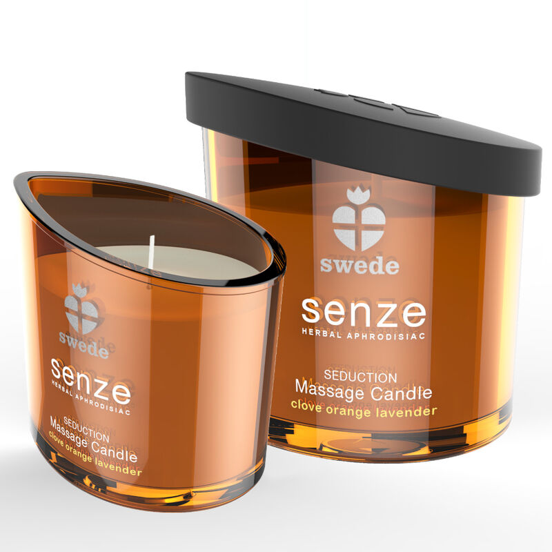SWEDE - CANDELA DA MASSAGGIO SENZE SEDUCTION CHIODI DI - GAROFANO, ARANCIA, LAVANDA – Candele da massaggio