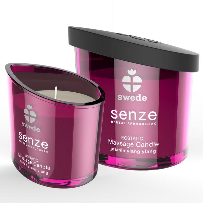 SWEDE - CANDELA DA MASSAGGIO ESTATICO SENZE - GELSOMINO, YLANG YLANG – Candele da massaggio