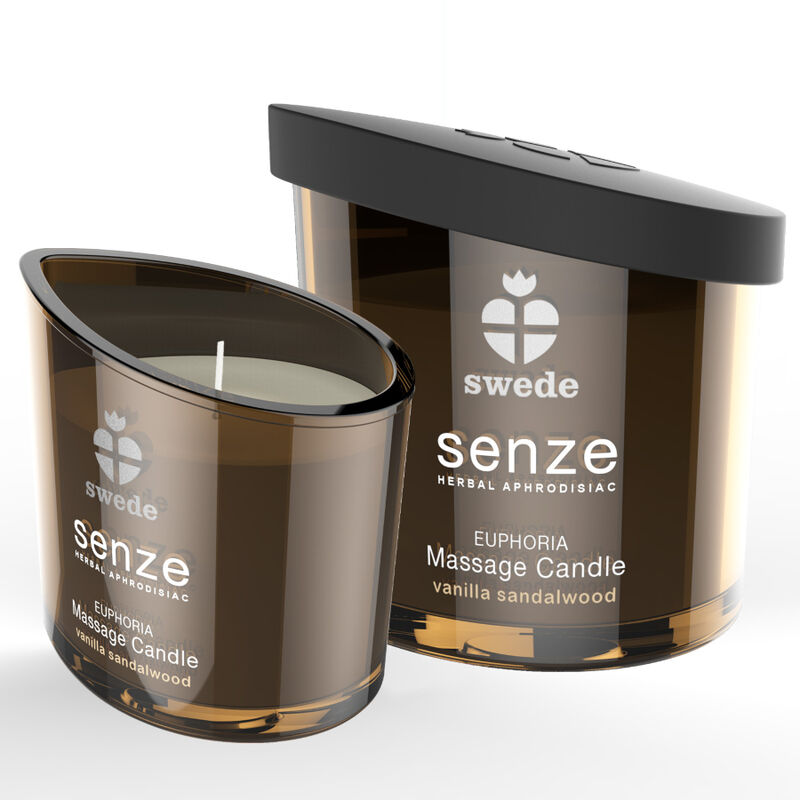 SWEDE - CANDELA DA MASSAGGIO SENZE EUPHORIA - VANIGLIA, LEGNO DI SANDALO – Candele da massaggio