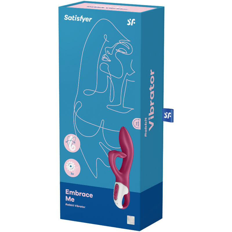 SATISFYER - VIBRATORE EMBRACE ME GSPOT BERRY – Vibratori di coniglio – foto 4