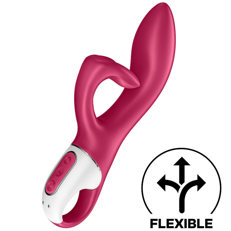 SATISFYER - VIBRATORE EMBRACE ME GSPOT BERRY – Vibratori di coniglio