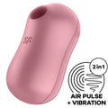 SATISFYER - STIMOLATORE E VIBRATORE D'ARIA PER ZUCCHERO DI COTONE ROSA – Stimolatore dell'aria nessuna vibrazione