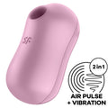 SATISFYER - STIMOLATORE E VIBRATORE D'ARIA PER ZUCCHERO COTONE LILLA – Stimolatore dell'aria nessuna vibrazione