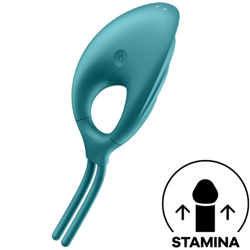 SATISFYER - VIBRATORE AD ANELLO SWORDSMAN VERDE – Cockring con vibrazione – foto 2