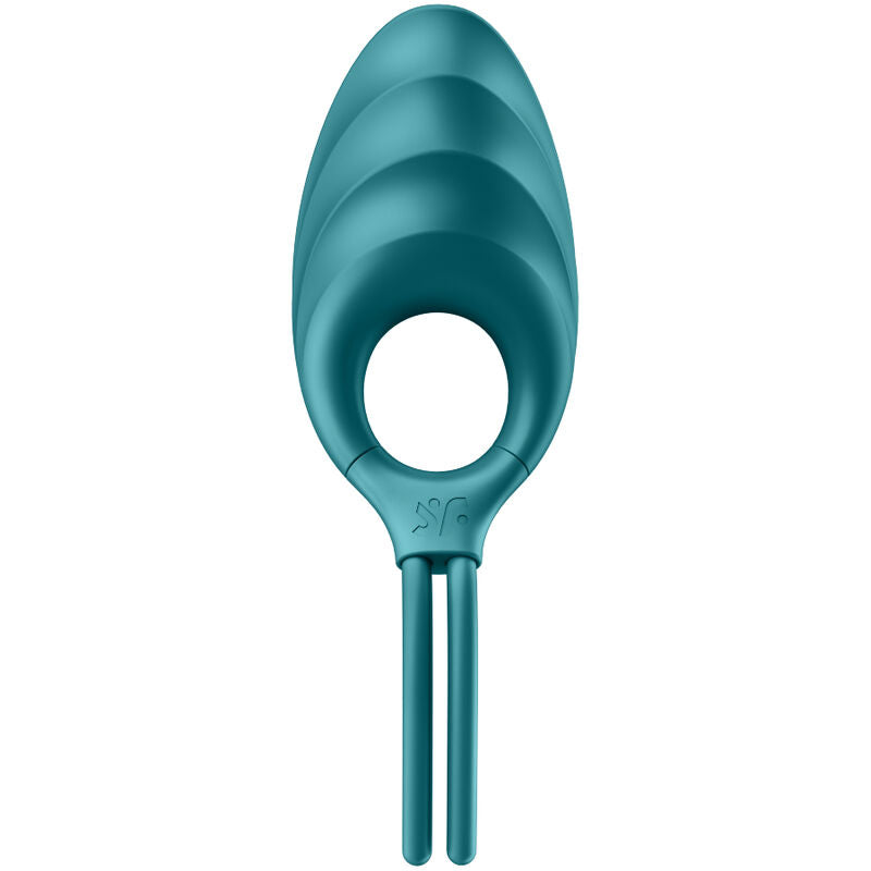 SATISFYER - VIBRATORE AD ANELLO SWORDSMAN VERDE – Cockring con vibrazione
