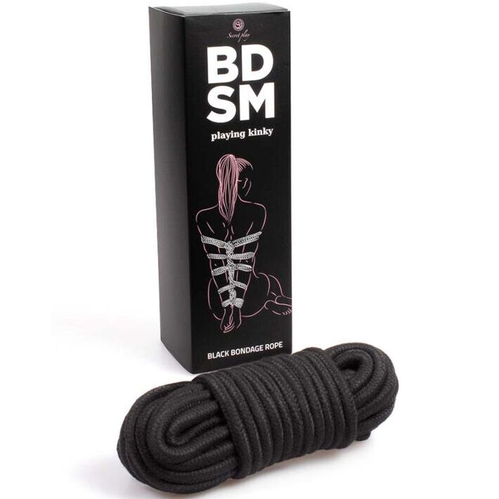 SECRETPLAY - BLACK BONDAGE ROPE COLLEZIONE BDSM – Corde – foto 2