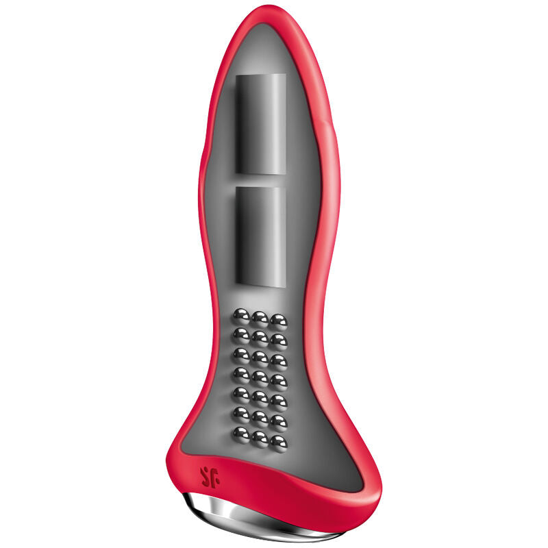 SATISFYER - ROTATOR PLUG 1+ PLUG VIBRANTE APP ROSSO – Vibratori con APP – foto 2