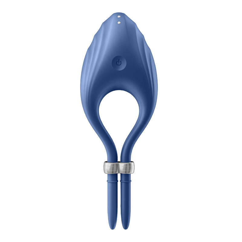SATISFYER - ANELLO VIBRATORE DUELIST BLU – Cockring con vibrazione – foto 2