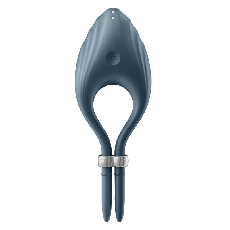 SATISFYER - ANELLO VIBRATORE DUELIST GRIGIO – Cockring con vibrazione – foto 2