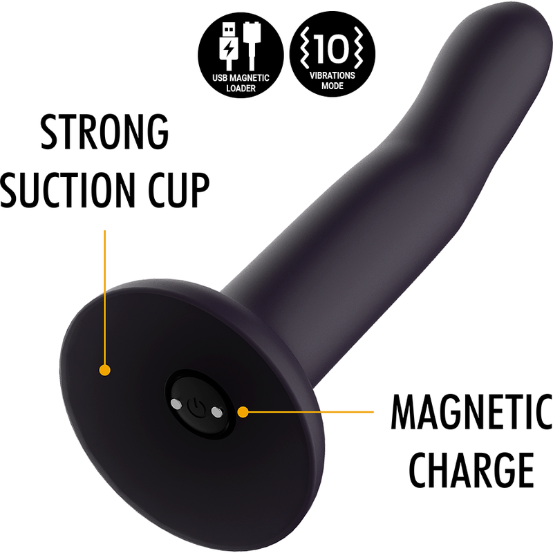 MYTHOLOGY - DUMAN MYSTIC DILDO M - VIBRATORE COMPATIBILE CON TECNOLOGIA WIRELESS WATCHME – Telecomando – foto 2