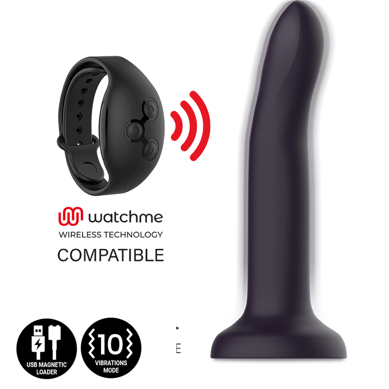 MYTHOLOGY - DUMAN MYSTIC DILDO L - VIBRATORE COMPATIBILE CON TECNOLOGIA WIRELESS WATCHME – Telecomando – foto 3
