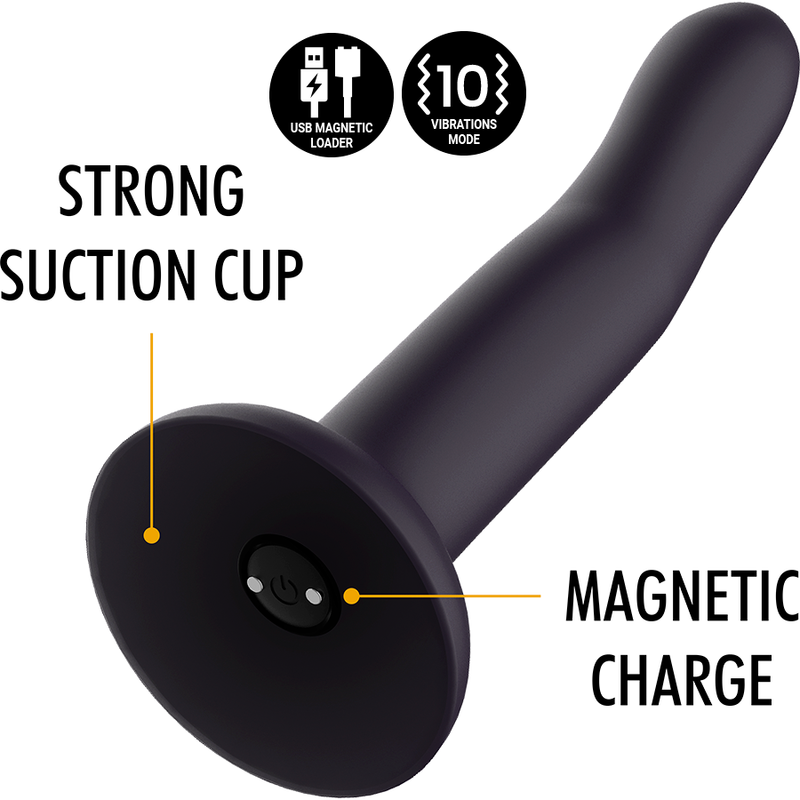 MYTHOLOGY - DUMAN MYSTIC DILDO L - VIBRATORE COMPATIBILE CON TECNOLOGIA WIRELESS WATCHME – Telecomando – foto 2