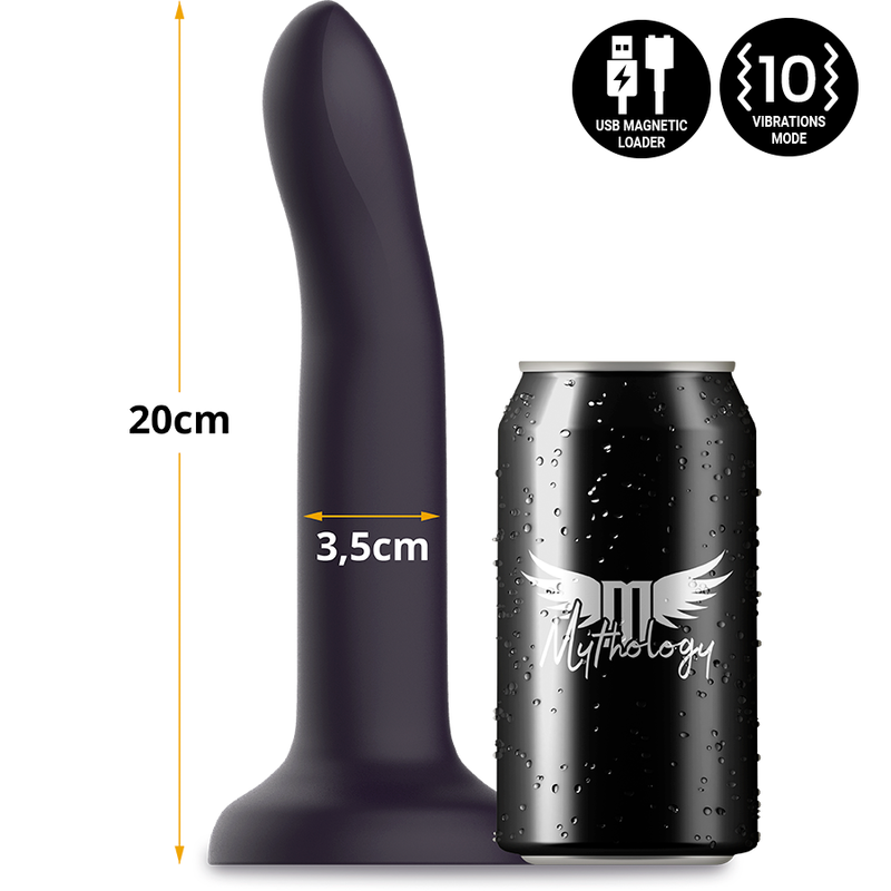 MYTHOLOGY - DUMAN MYSTIC DILDO L - VIBRATORE COMPATIBILE CON TECNOLOGIA WIRELESS WATCHME – Telecomando – foto 4