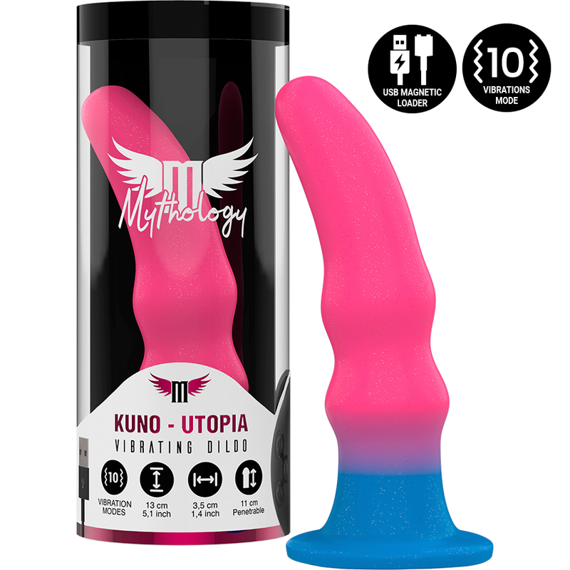 MYTHOLOGY - KUNO UTOPIA DILDO S - VIBRATORE WATCHME COMPATIBILE CON TECNOLOGIA WIRELESS – Telecomando