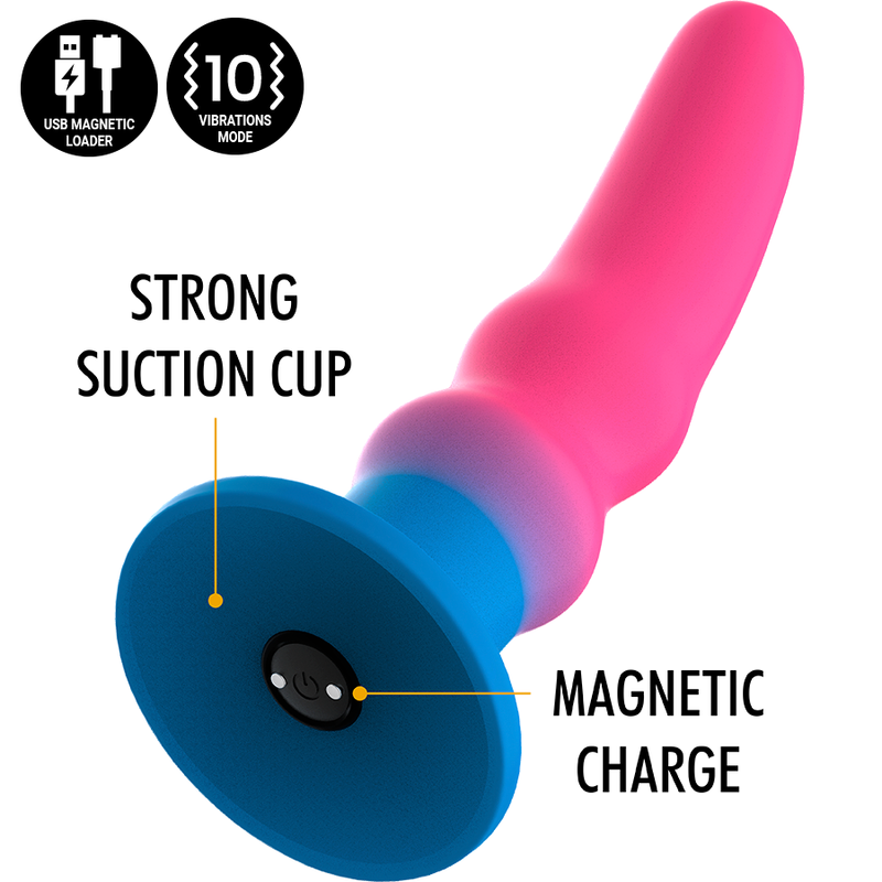 MYTHOLOGY - KUNO UTOPIA DILDO M - VIBRATORE COMPATIBILE CON TECNOLOGIA WIRELESS WATCHME – Telecomando – foto 2