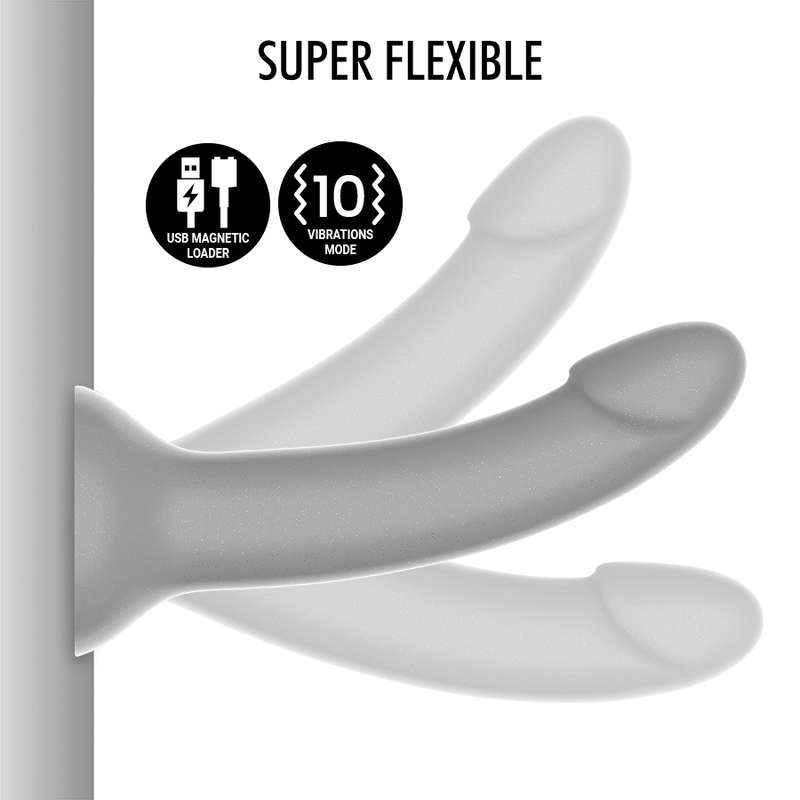 MYTHOLOGY - RUNE MAJESTIC DILDO S - VIBRATORE WATCHME COMPATIBILE CON TECNOLOGIA WIRELESS – Telecomando – foto 6