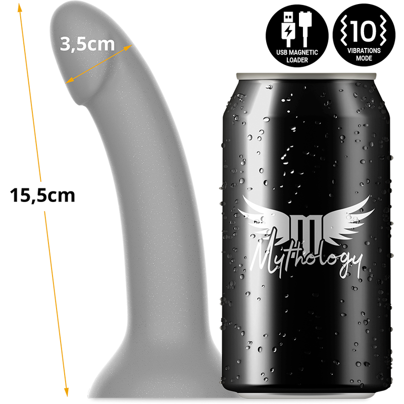 MYTHOLOGY - RUNE MAJESTIC DILDO S - VIBRATORE WATCHME COMPATIBILE CON TECNOLOGIA WIRELESS – Telecomando – foto 4