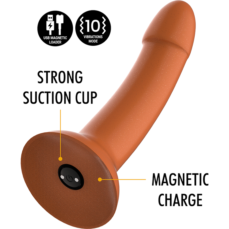 MYTHOLOGY - RUNE ROYAL DILDO M - VIBRATORE WATCHME TECNOLOGIA WIRELESS COMPATIBILE – Telecomando – foto 2