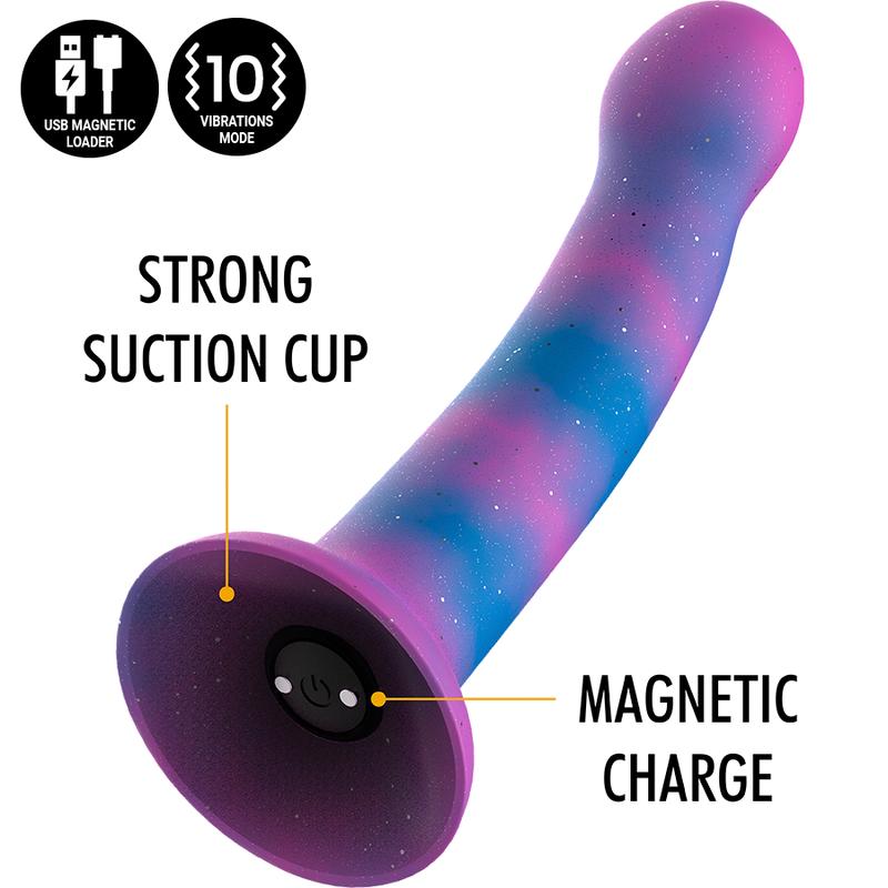 MYTHOLOGY - DION GALACTIC DILDO S - VIBRATORE WATCHME COMPATIBILE CON TECNOLOGIA WIRELESS – Telecomando – foto 2