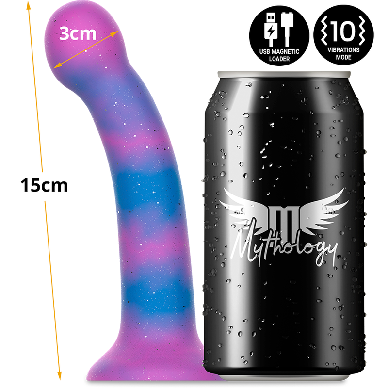 MYTHOLOGY - DION GALACTIC DILDO S - VIBRATORE WATCHME COMPATIBILE CON TECNOLOGIA WIRELESS – Telecomando – foto 4