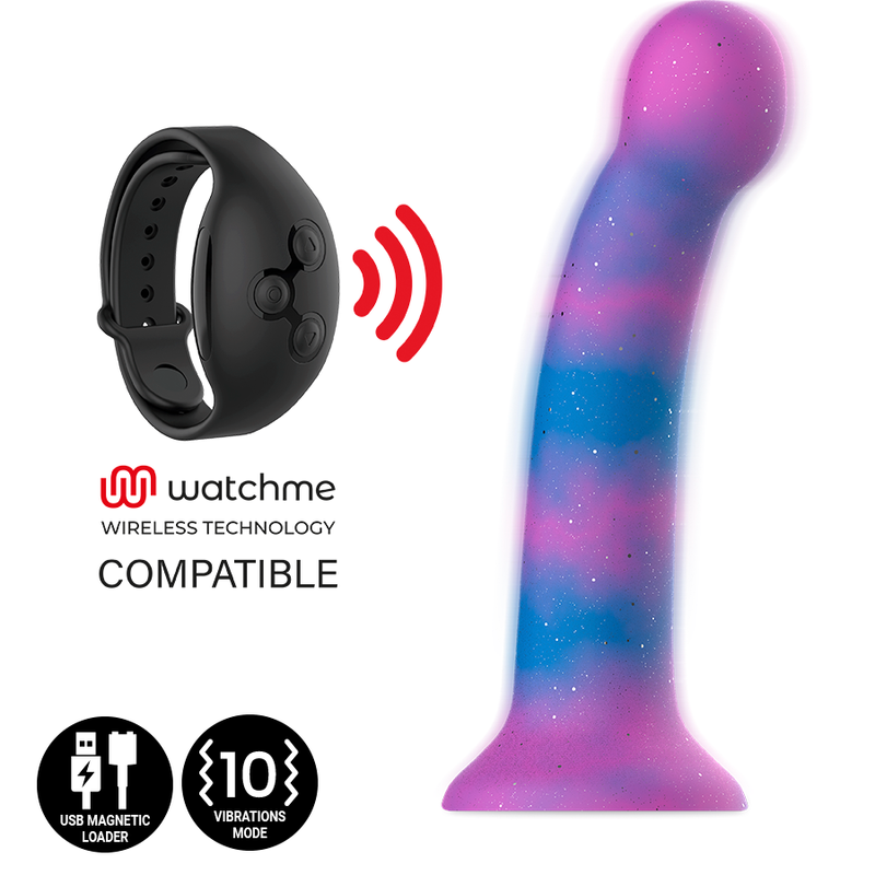MYTHOLOGY - DION GALACTIC DILDO S - VIBRATORE WATCHME COMPATIBILE CON TECNOLOGIA WIRELESS – Telecomando – foto 3