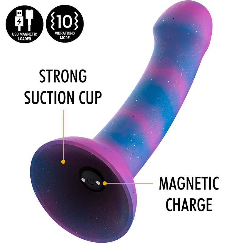 MYTHOLOGY - DION GALACTIC DILDO M - VIBRATORE WATCHME TECNOLOGIA WIRELESS COMPATIBILE – Telecomando – foto 2