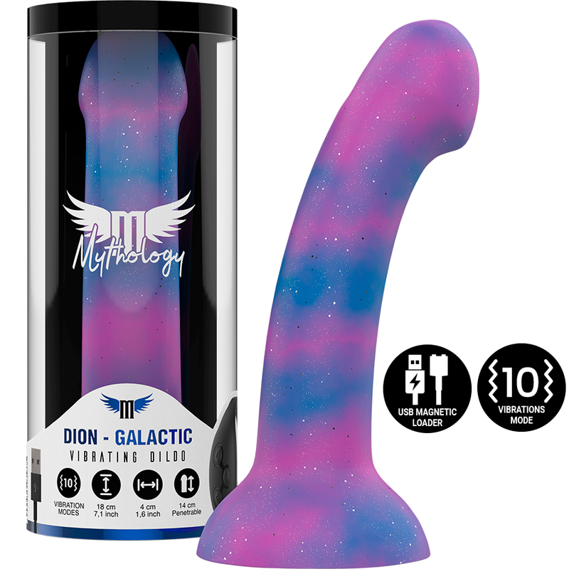 MYTHOLOGY - DION GALACTIC DILDO M - VIBRATORE WATCHME TECNOLOGIA WIRELESS COMPATIBILE – Telecomando