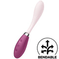 SATISFYER - MULTI VIBRATORE G-SPOT FLEX 3 ROSSO – Impermeabili al 100%.