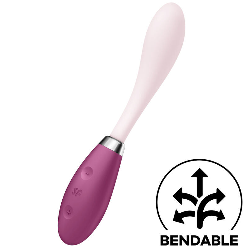 SATISFYER - MULTI VIBRATORE G-SPOT FLEX 3 ROSSO – Impermeabili al 100%.