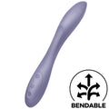 SATISFYER - MULTI VIBRATORE G-SPOT FLEX 2 VIOLA – Impermeabili al 100%.