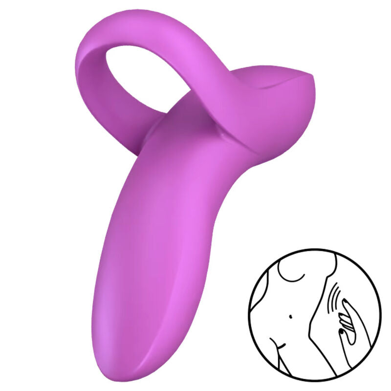 SATISFYER - VIBRATORE DA DITO BOLD LOVER ROSA – Vibratori da dito