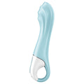 SATISFYER - VIBRATORE AIR PUMP 5+ VIBRATORE GONFIABILE G-SPOT BLU – Vibratori con APP
