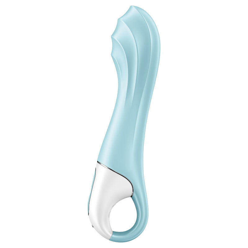 SATISFYER - VIBRATORE AIR PUMP 5+ VIBRATORE GONFIABILE G-SPOT BLU – Vibratori con APP