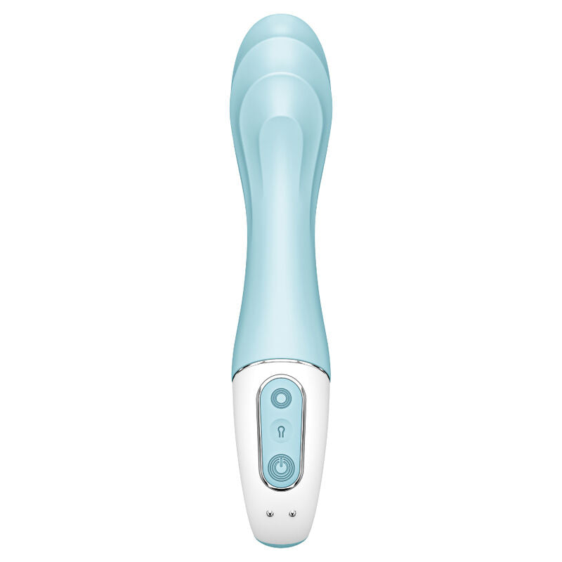 SATISFYER - VIBRATORE AIR PUMP 5+ VIBRATORE GONFIABILE G-SPOT BLU – Vibratori con APP – foto 3
