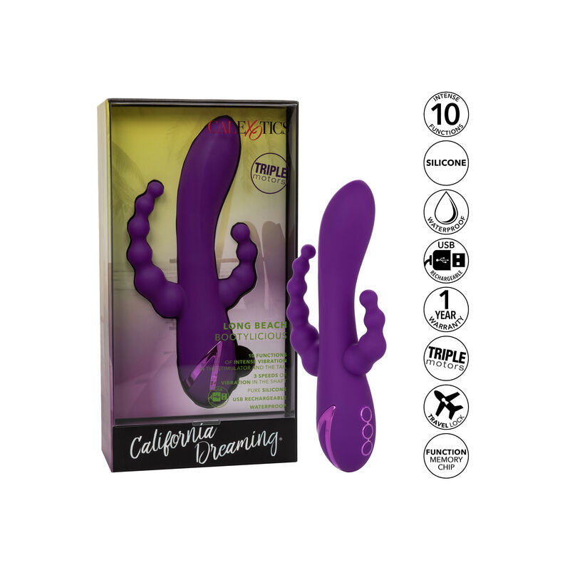 CALEXOTICS - LONG BEACH BOOTYLICIOUS VIOLA – Vibratori HI-TECH – foto 5