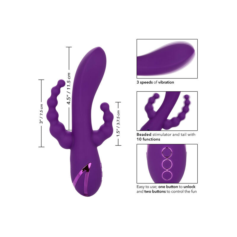 CALEXOTICS - LONG BEACH BOOTYLICIOUS VIOLA – Vibratori HI-TECH – foto 7