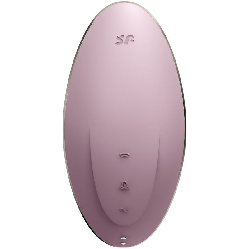 SATISFYER - VULVA LOVER 1 STIMOLATORE E VIBRATORE A IMPULSI D'ARIA VIOLA – Stimolatore dell'aria nessuna vibrazione – foto 3